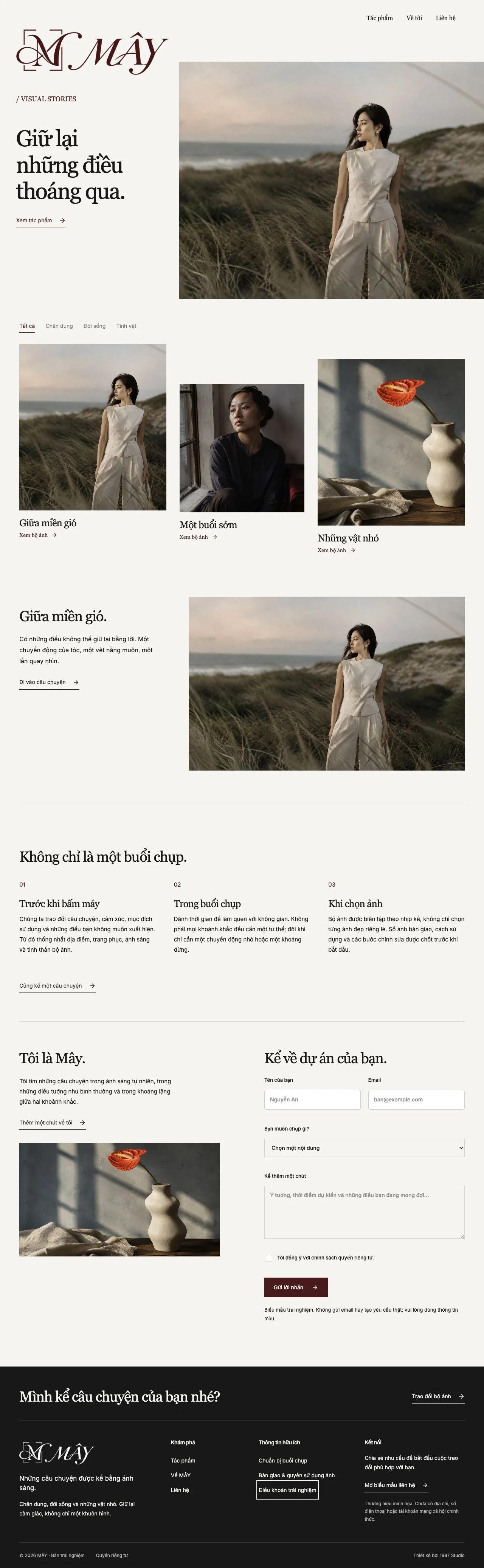 MÂY homepage
